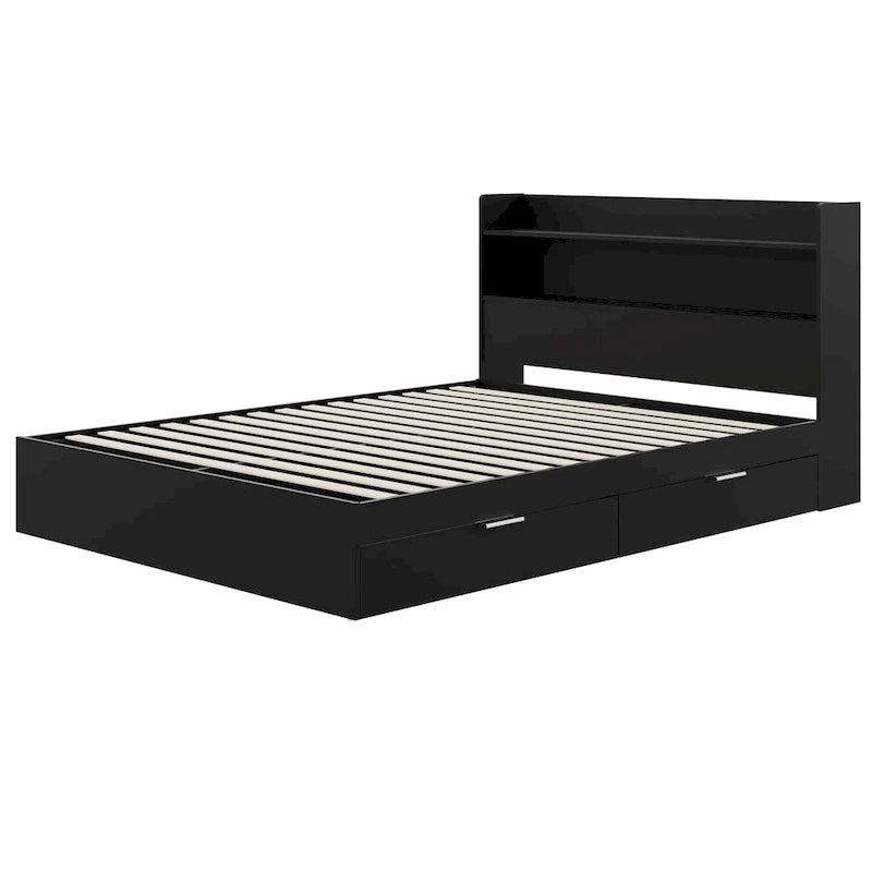Hunter Platform Bed with Headboard