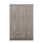 Guarda-roupa com 3 portas e 2 gavetas