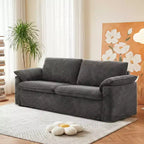 Dyonery 86 Cloud Loveseat-Sofa mit tiefer Sitzfläche und breiten Armlehnenkissen, stabilem Rahmen und atmungsaktivem ergonomischem Design