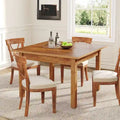 Quadratischer Esstisch, 100 cm, für 2–4 Personen, mit Beinen aus Massivholz für Wohn- und Esszimmer