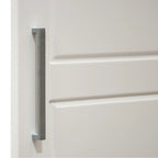 Guarda-roupa Cosmo Palace Imports com 3 portas, 100% madeira maciça, com portas de madeira maciça ou espelhadas