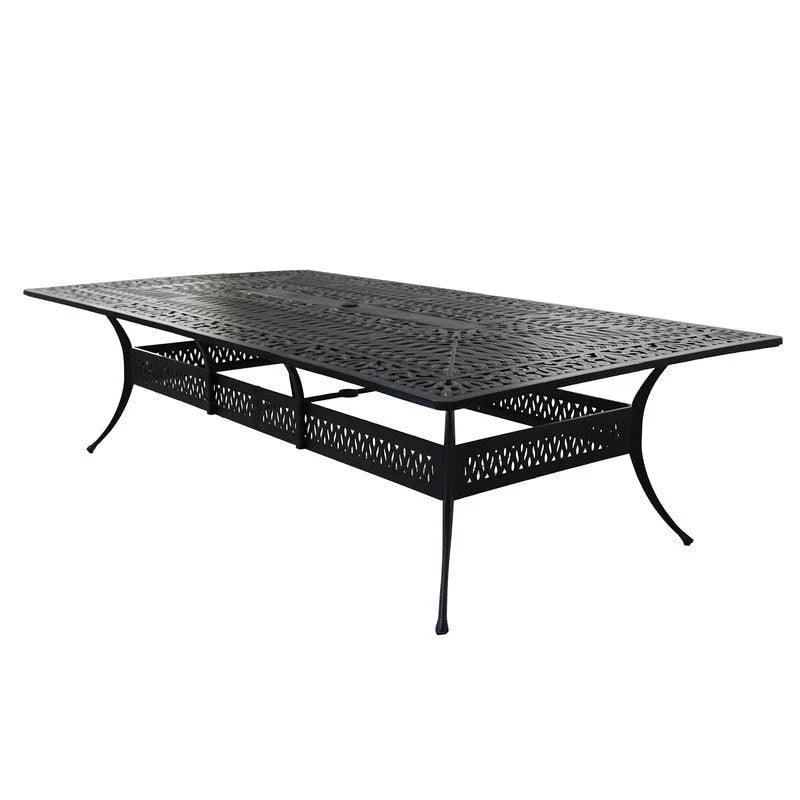 13dílná jídelní souprava Manasquan z gunmetal hliníku od Havenside Home