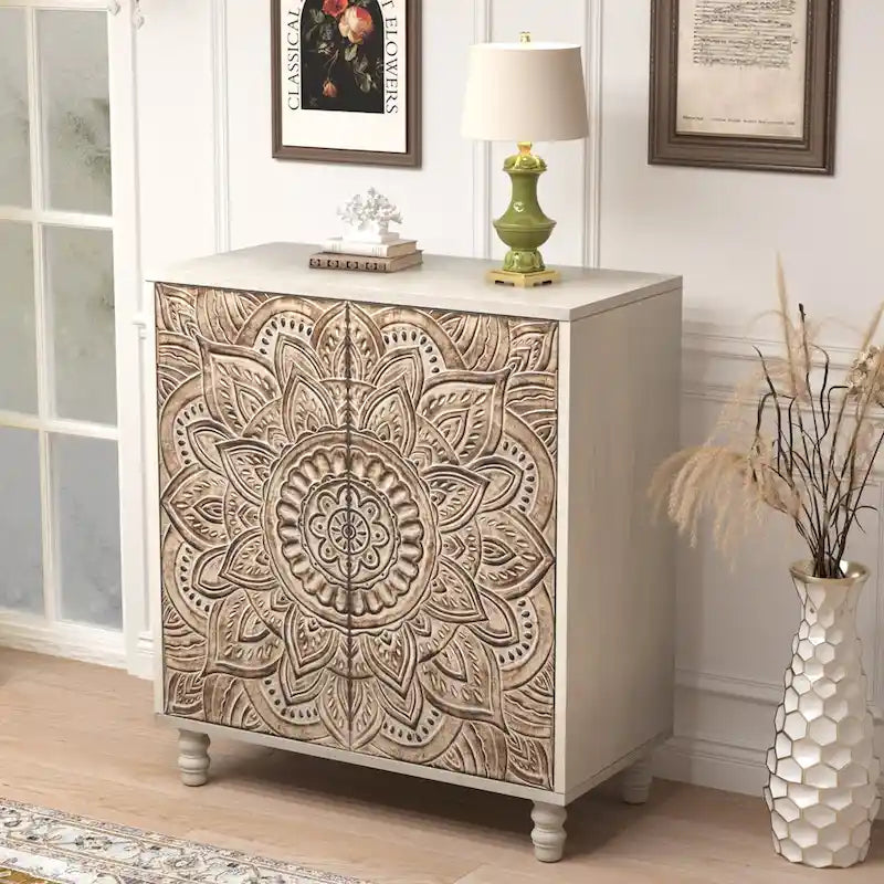 COSIEST Vintage-Sideboard und Buffet-Schrank