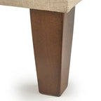 Conjunto de banqueta estofada de 3 peças Lifestorey Kerrington com costas caneladas