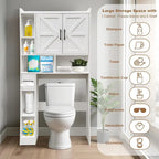Mobile contenitore sopra il WC, ripiani portaoggetti impermeabili per il bagno