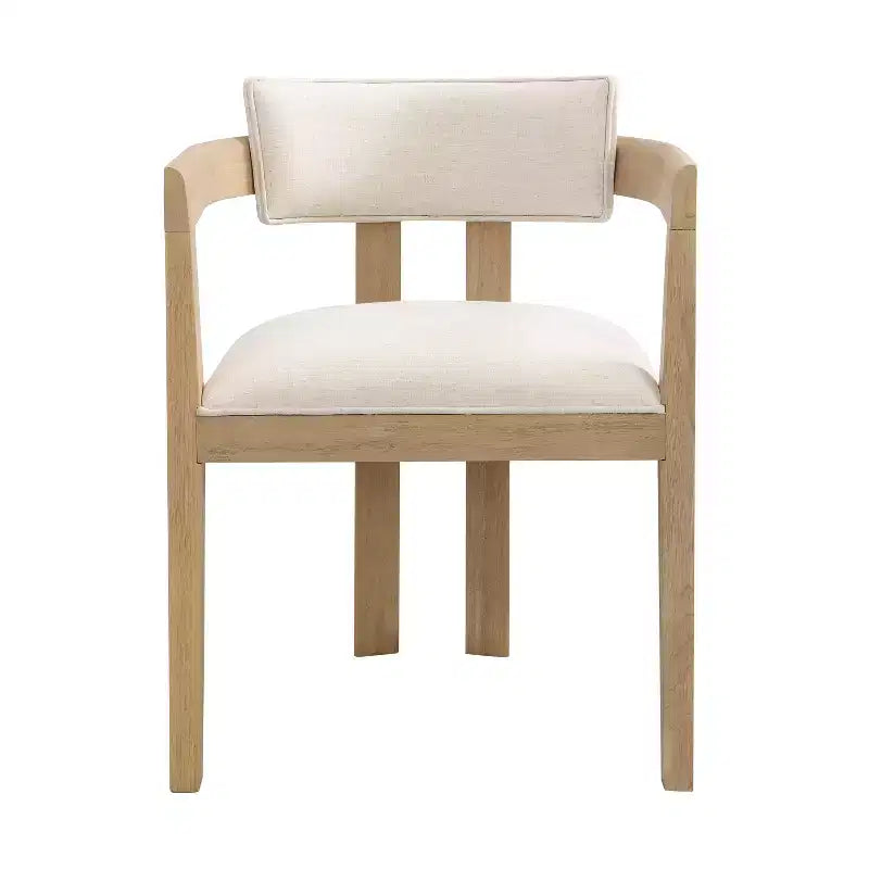 Christopher Knight Home Shankar moderne ronde eettafelset met 5 delen en stoelen met bekleding van rubberhout