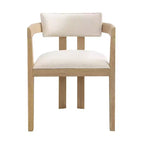 Christopher Knight Home Shankar moderne ronde eettafelset met 5 delen en stoelen met bekleding van rubberhout