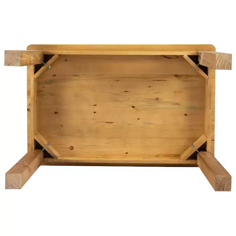 Prostokątny stół do jadalni Flash Furniture 46 x 30 z litej sosny