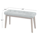 Čtyřdílný jídelní set Nettie z masivního dřeva Simple Living