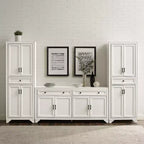 Set da 3 pezzi Tara di credenza e dispensa effetto usurato - Crosley