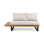 Ensemble de canapé d’extérieur modulable en L, ensemble de salon de patio, ensemble de sièges de jardin pour discuter avec table basse et coussins résistants à l’eau - ModernLuxe
