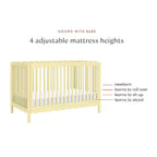 Babyletto Swell 4-in-1 umbaubares Kinderbett mit Umbausatz zum Kleinkinderbett