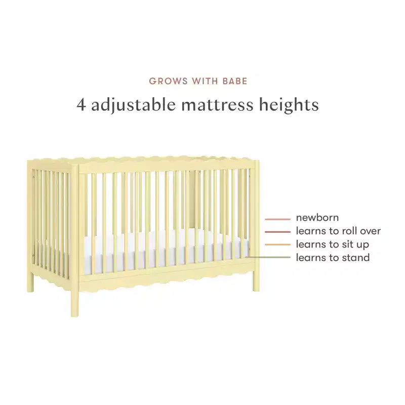 Babyletto Swell 4-in-1 umbaubares Kinderbett mit Umbausatz zum Kleinkinderbett