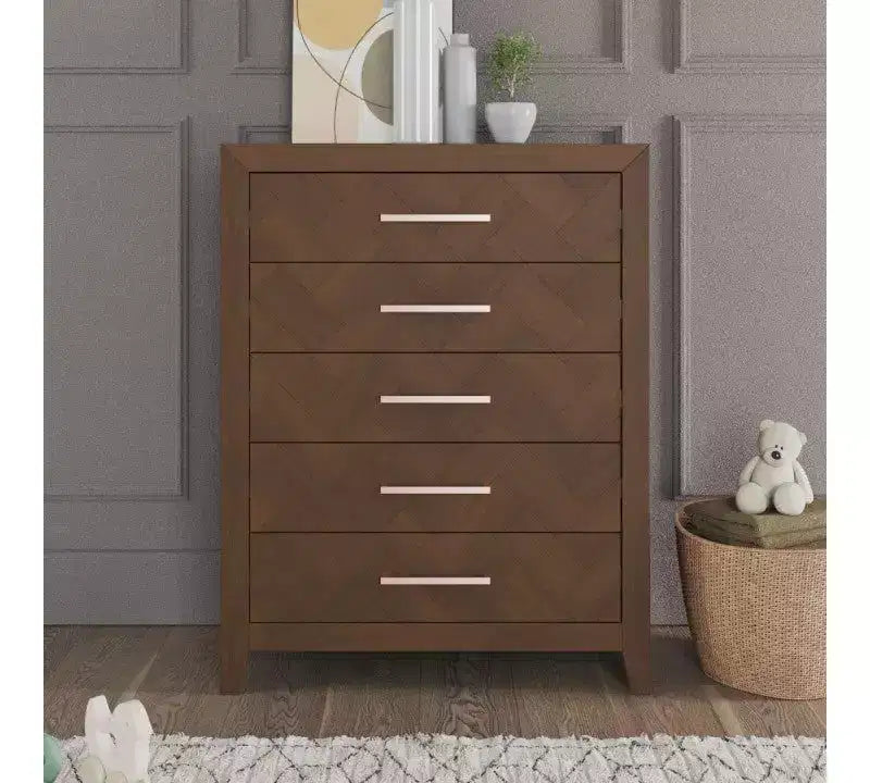 Dětská postýlka, dvojitá komoda a truhla Child Craft Kieran, 3dílná sestava do dětského pokoje, obsahuje postýlku s možností přestavby 4 v 1, komodu a truhlu