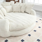 Confortável sofá-cama duplo Loaf, sofá-cama extragrande com apoios de braços
