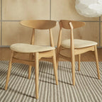 Conjunto de jantar norueguês dinamarquês em carvalho afunilado da iNSPIRE Q Modern