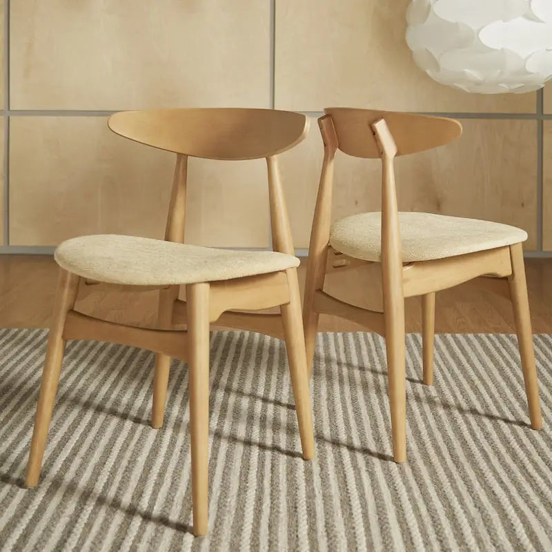 Conjunto de jantar norueguês dinamarquês em carvalho afunilado da iNSPIRE Q Modern