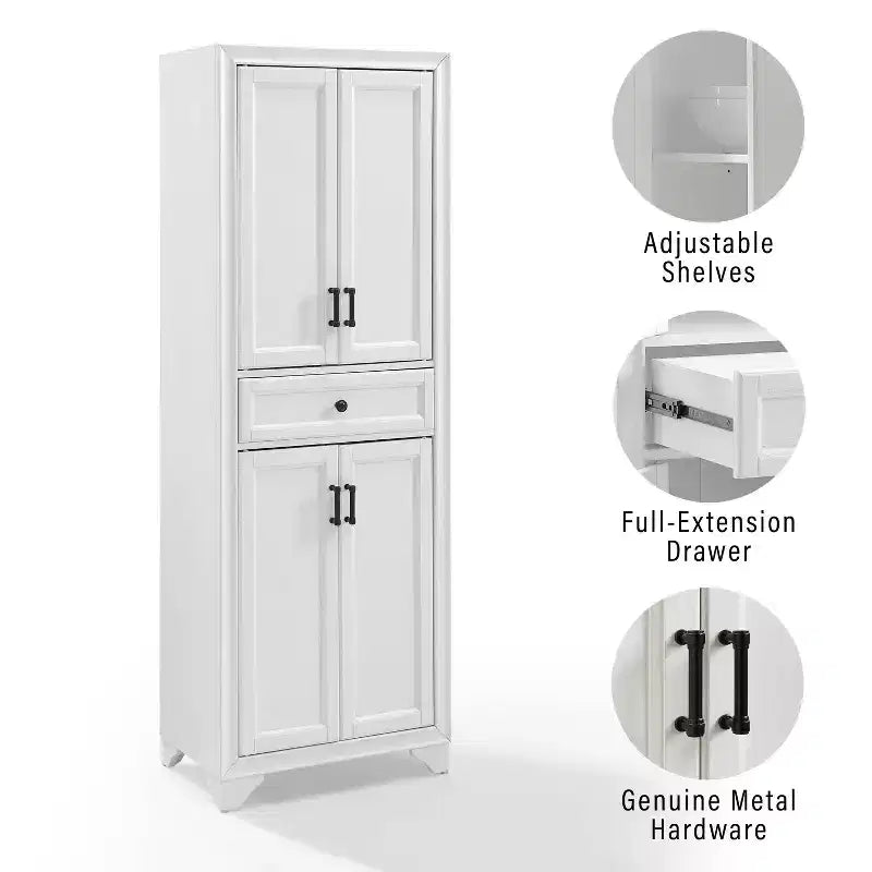 Set da 3 pezzi Tara di credenza e dispensa effetto usurato - Crosley