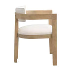 Christopher Knight Home Shankar moderne ronde eettafelset met 5 delen en stoelen met bekleding van rubberhout