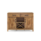 Crosley Roots Buffet mit natürlicher Oberfläche – 52 W x 18 T x 36 H