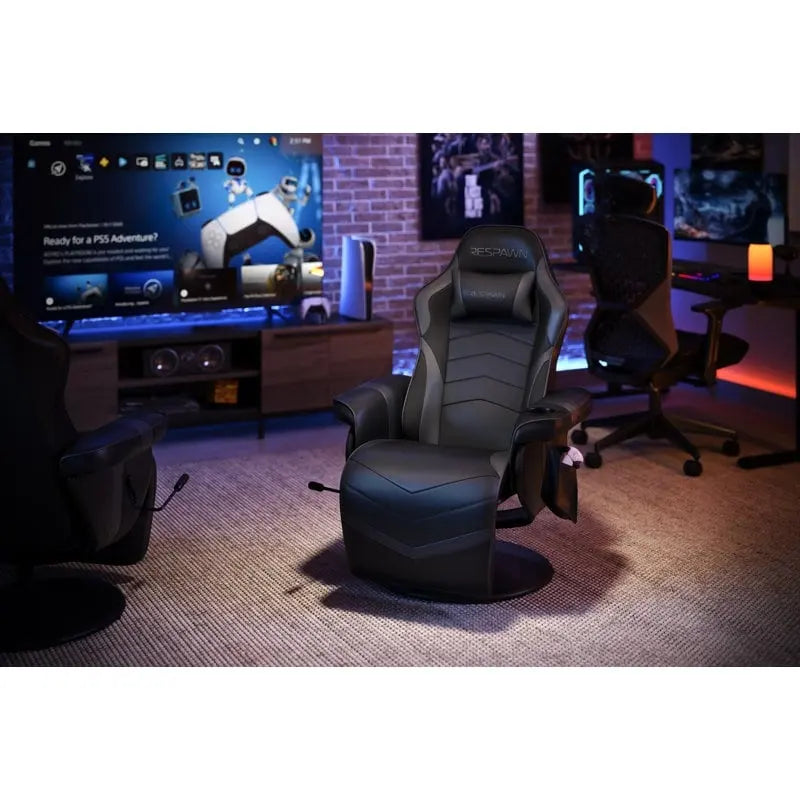 Gaming-Sessel – Gaming-Sessel mit Liegefunktion und Fußstütze