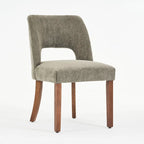 Sada 4 jídelních židlí s látkovým čalouněním