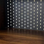 Mesa de estudo dobrável moderna GDFStudio Sinclair 36 de madeira com arrumação