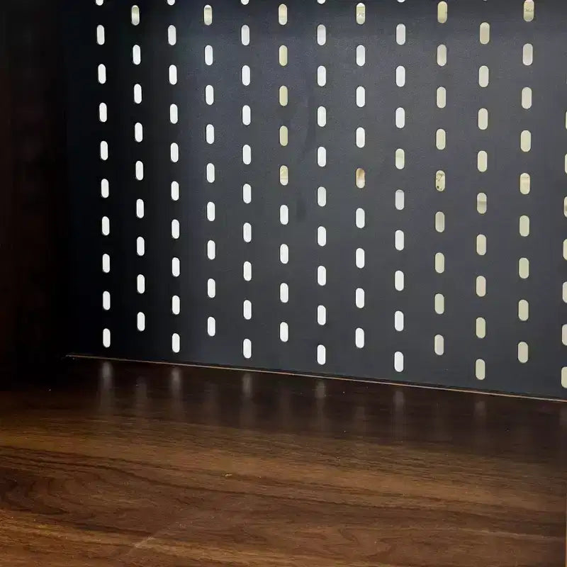 Mesa de estudo dobrável moderna GDFStudio Sinclair 36 de madeira com arrumação